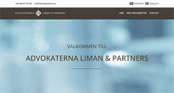 Desktop Screenshot of limanpartners.se